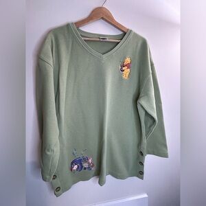 The Disney Store Vintage Winnie the Pooh and friends long sleeve size XL